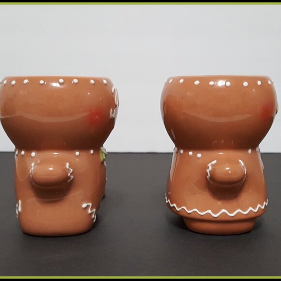 NEW Threshold Gingerbread Man and Gingerbread Woman Mugs 11 OZ Stoneware NIB - Picture 5 of 7